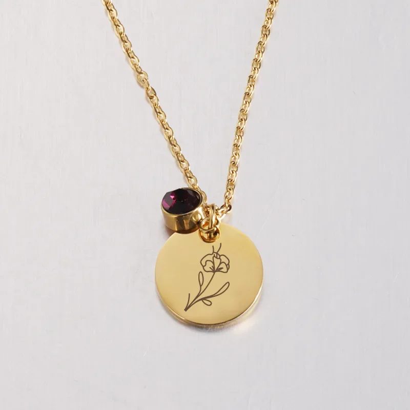 Miesiąc urodzenia Kwiaty Clipa – Birth Flower Necklace recenzja i cena