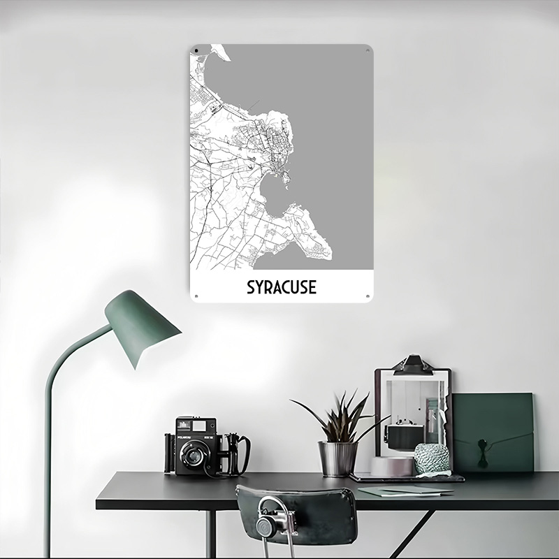 Mapa Syracuse, metalowy plakat – Custom Map Poster recenzja i cena