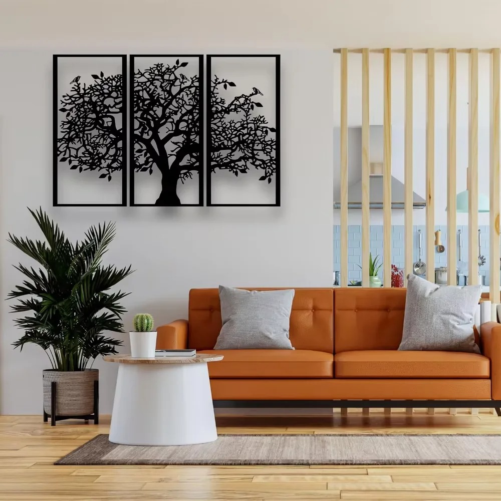 3 szt. Metalowe dekoracje ście – Family Tree Print recenzja i cena