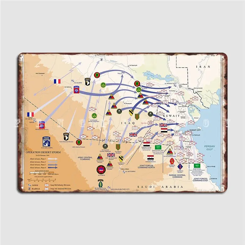 Operation Desert Storms Ground – Custom Map Poster recenzja i cena