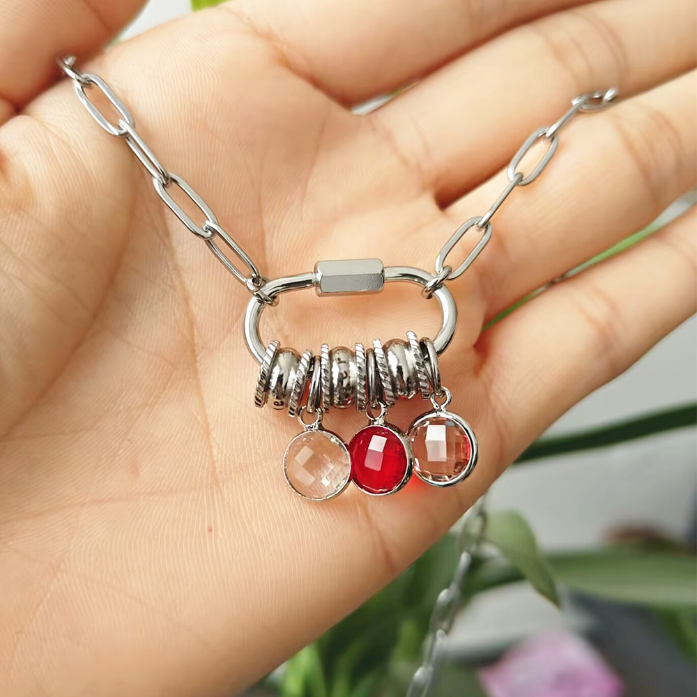 Niestandardowy karabinek Nazwa – Birth Flower Necklace recenzja i cena